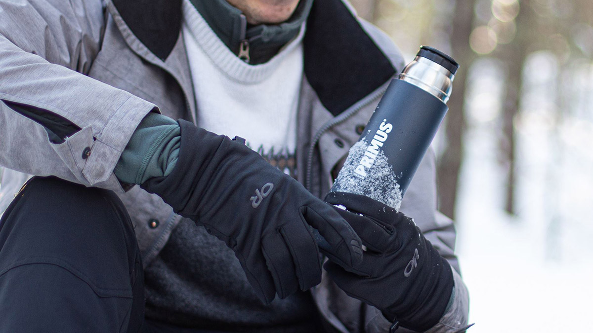 PRIMUS Vacuum Bottle 0.35 l - Navy - Mały kolorowy termos turystyczny